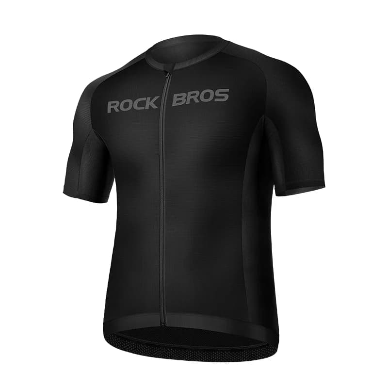 Herren Kurzarm-Radtrikot mit Schnelltrocknung und Reflektoren