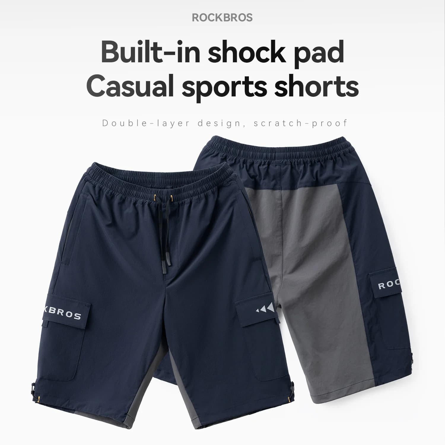 Herren Sommer Radhose mit Polsterung, atmungsaktiv