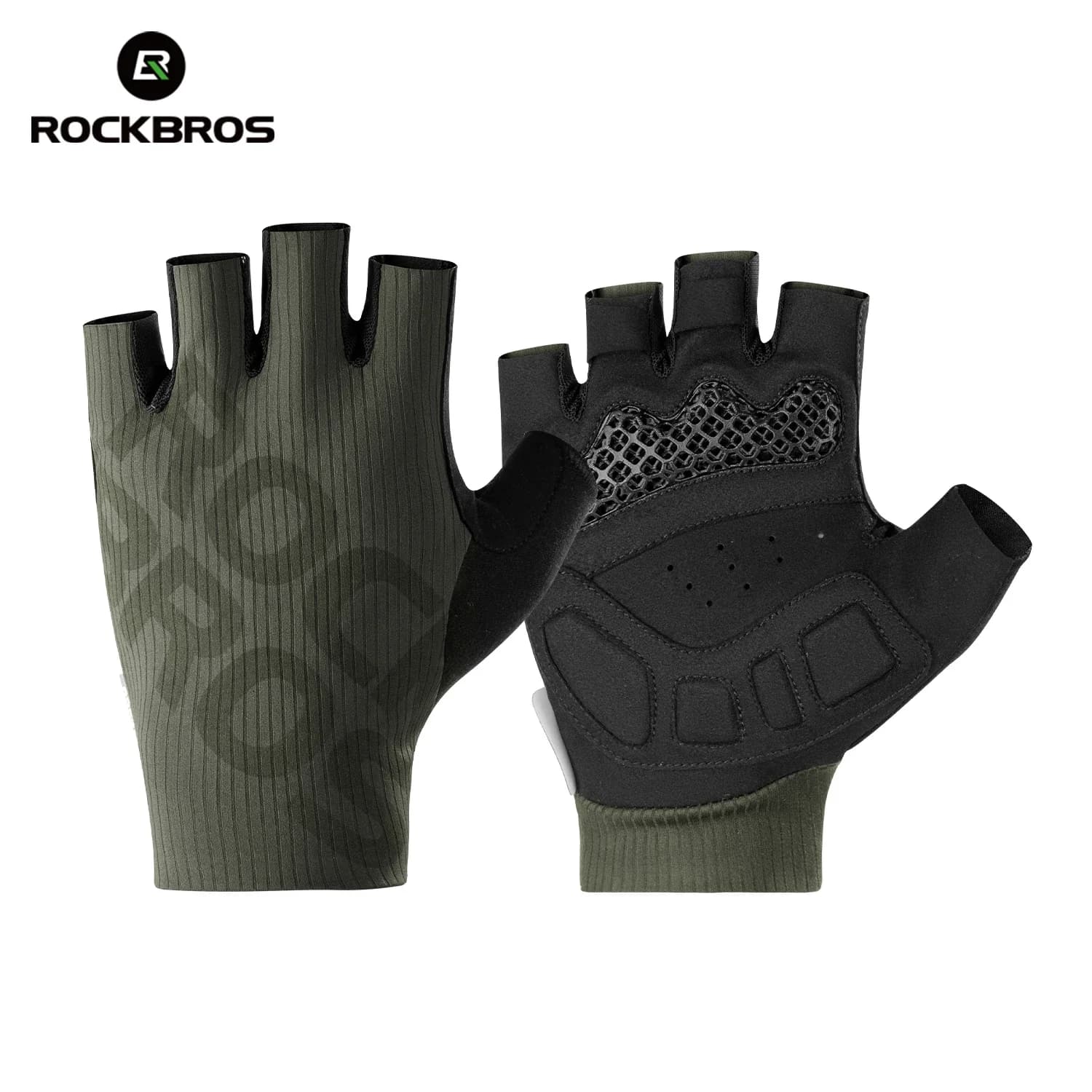 Atmungsaktive Halbfinger-Radhandschuhe mit Schweißableitung