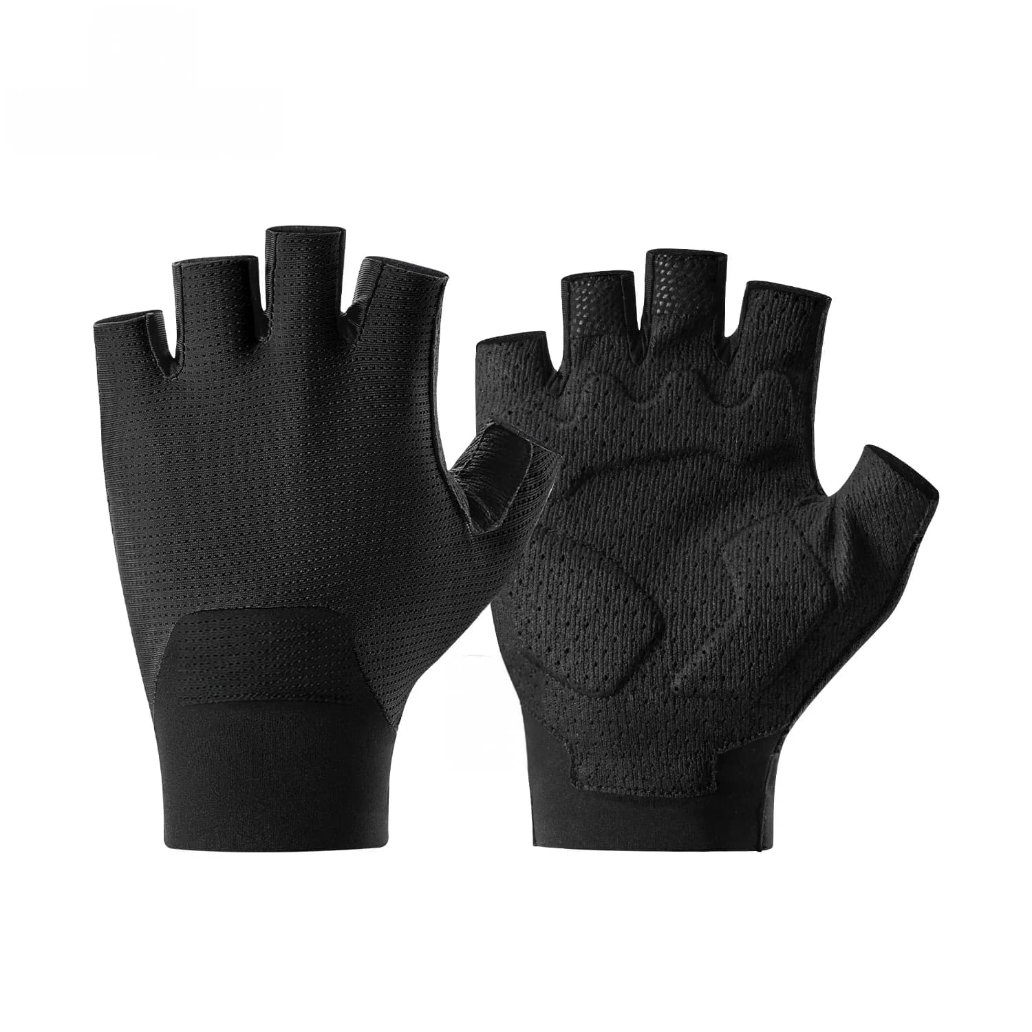 Stoßdämpfende Halbfinger-Radhandschuhe
