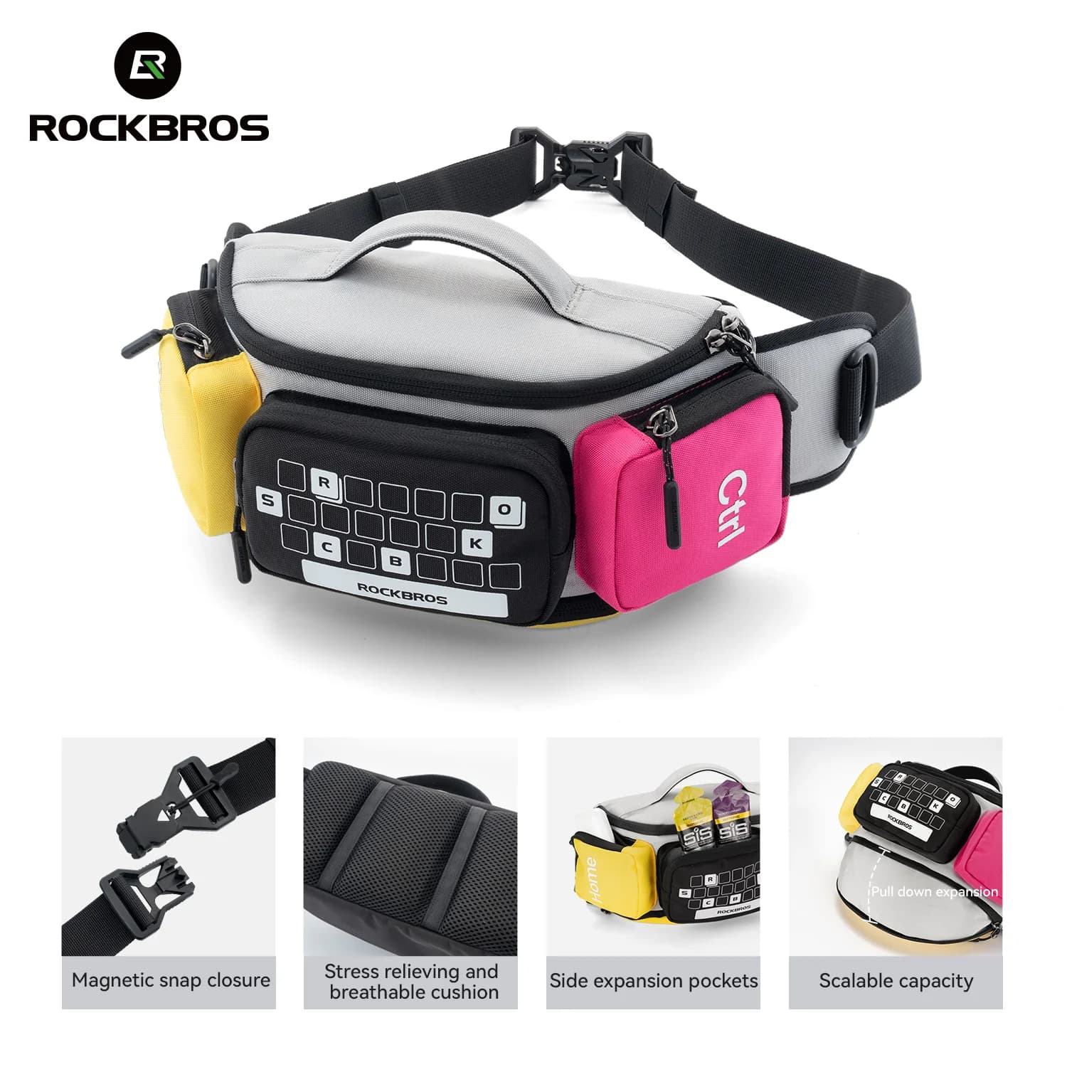 Magnetische Schnellverschluss-Tasche für Motorrad-Hüfte