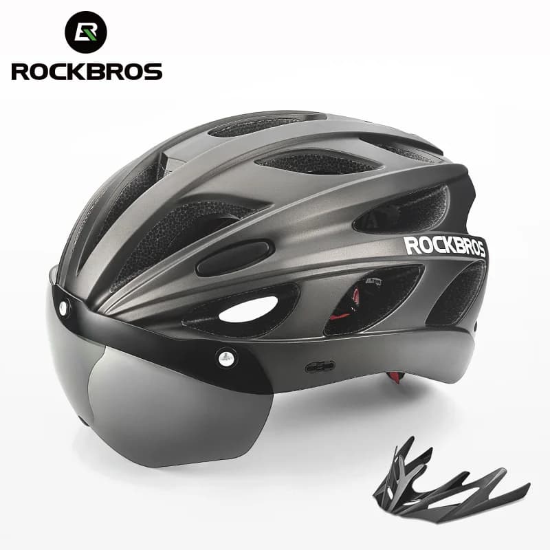 Ultraleichter verstellbarer EPS-Fahrradhelm mit Visier