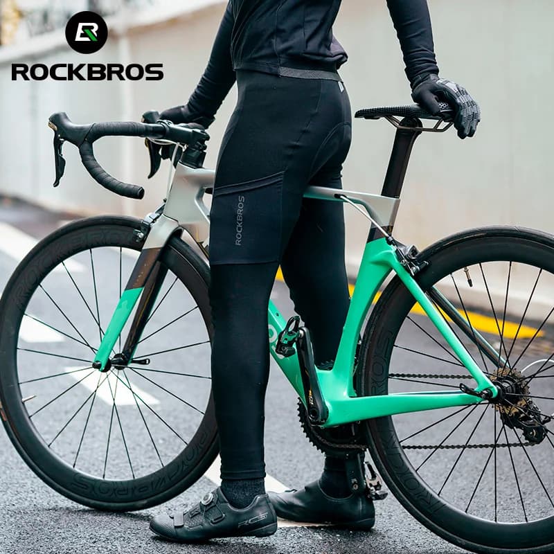 Winter-Fleece-Radhose mit Polsterung für Herren