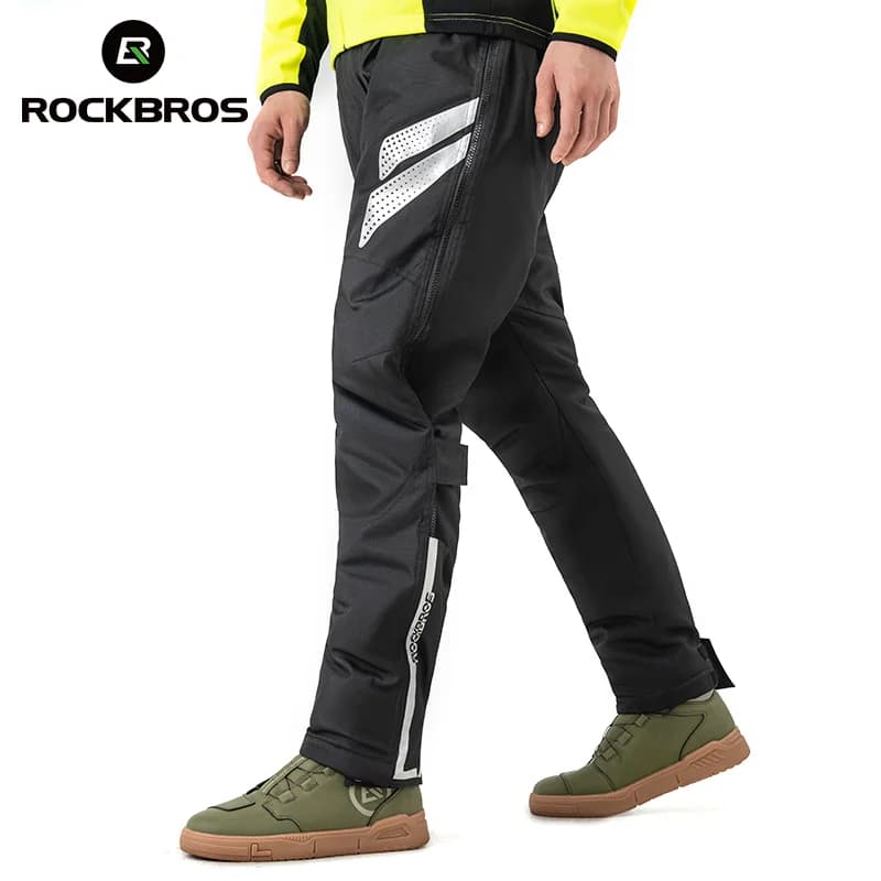 Winddichte Thermofleece Winter-Motorradhose
