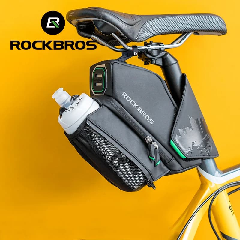 Wasserdichte Fahrrad-Satteltasche mit großem Fassungsvermögen (1,5 l)