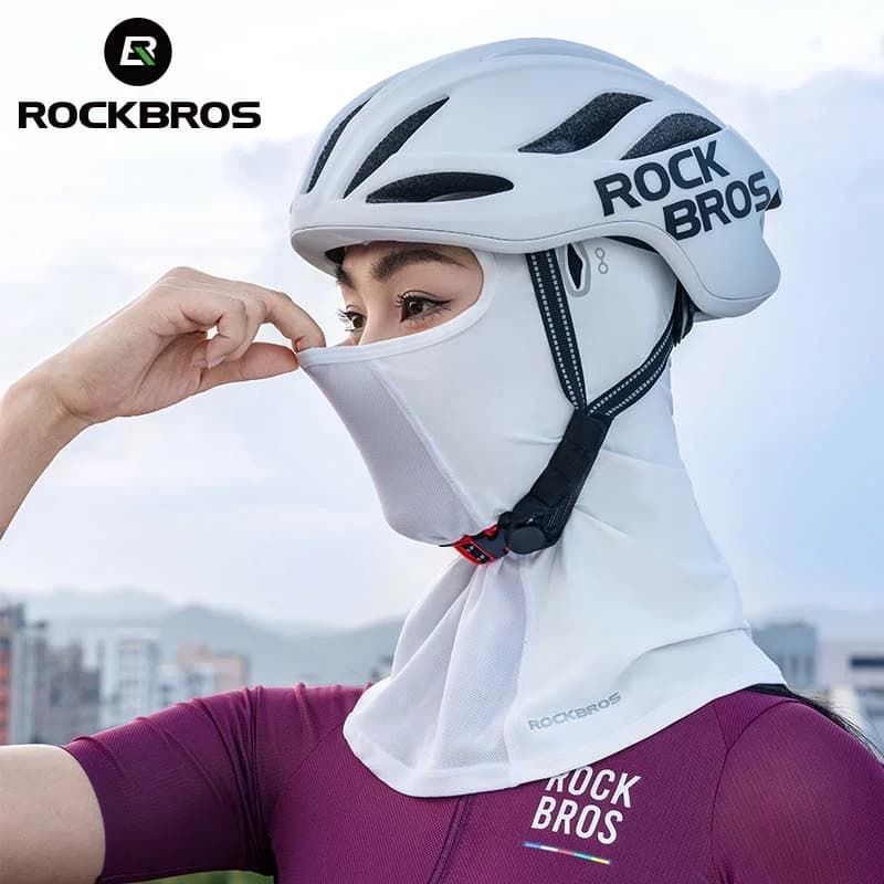 Atmungsaktive Eisseiden-Sonnenschutz-Gesichtsmaske