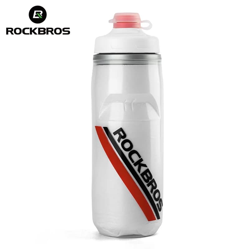 Isolierte Thermos-Trinkflasche aus Silikon, 620 ml