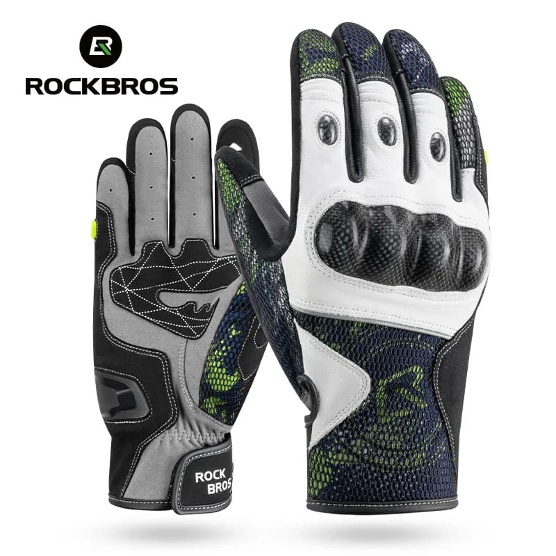 Ganzjahres-Motorradhandschuhe mit Touchscreen-Funktion
