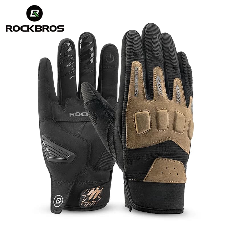 Unisex atmungsaktive stoßfeste Ganzfinger-Touchscreen-Handschuhe