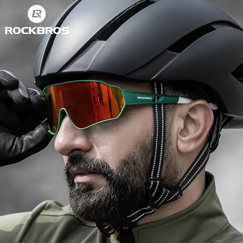 Polarisierte phototrope Cycling-Brille mit Myopie-Rahmen