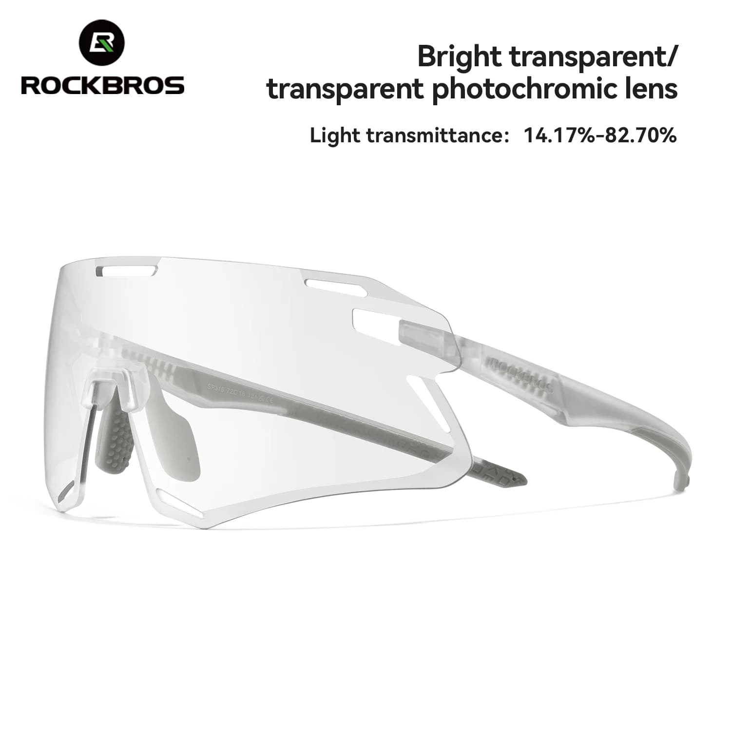 Photochromatische UV400 Cycling-Sonnenbrille für Damen und Herren