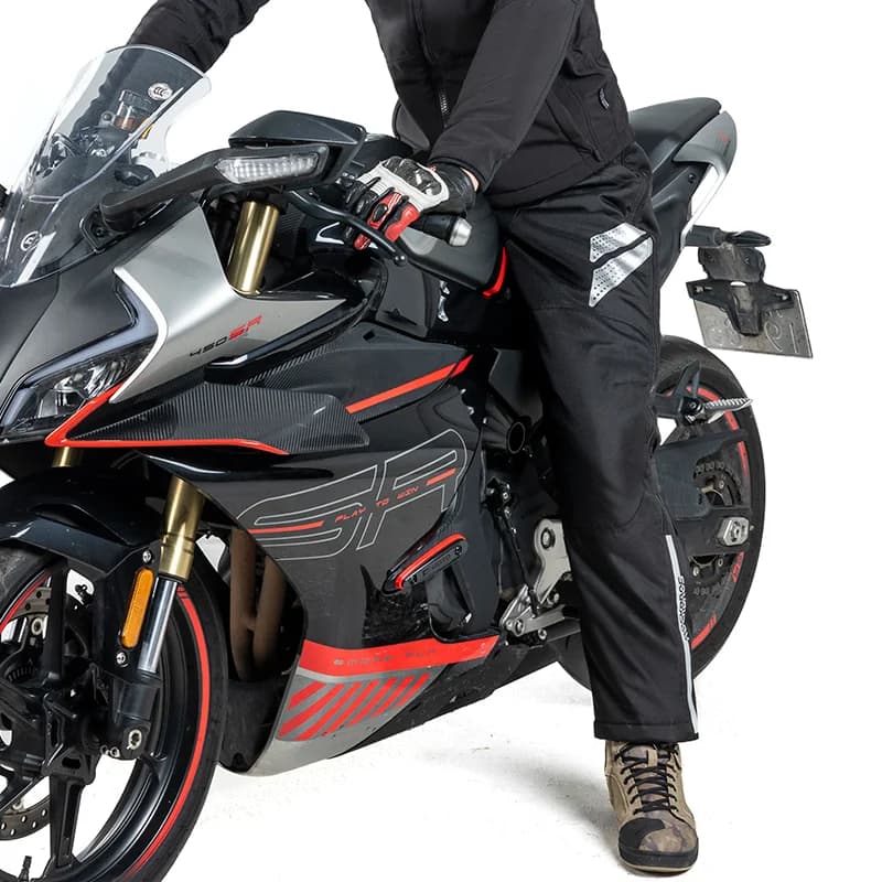 Winddichte Thermofleece Winter-Motorradhose