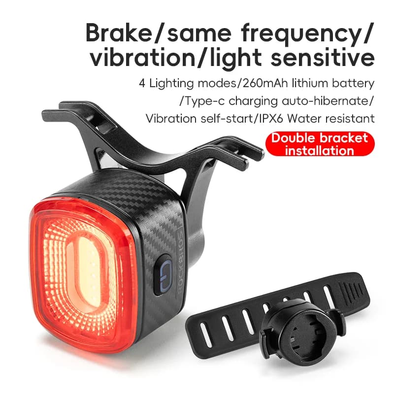 Intelligente Bremsinduktions-USB-Lade Fahrrad-Rücklicht