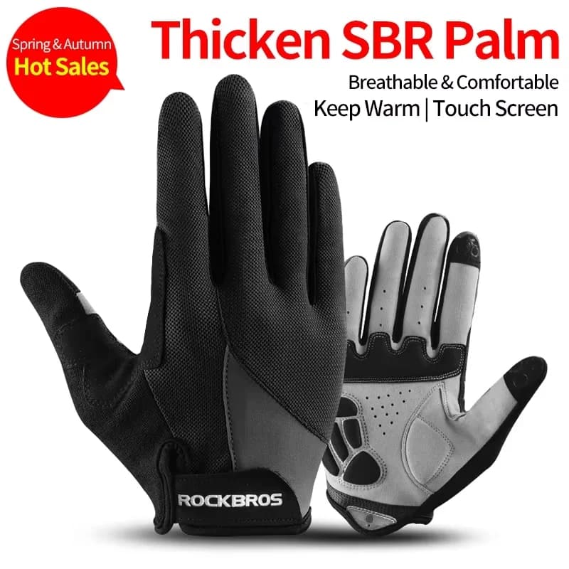 Warme Winter-Fahrradhandschuhe, winddicht & Touchscreen-fähig