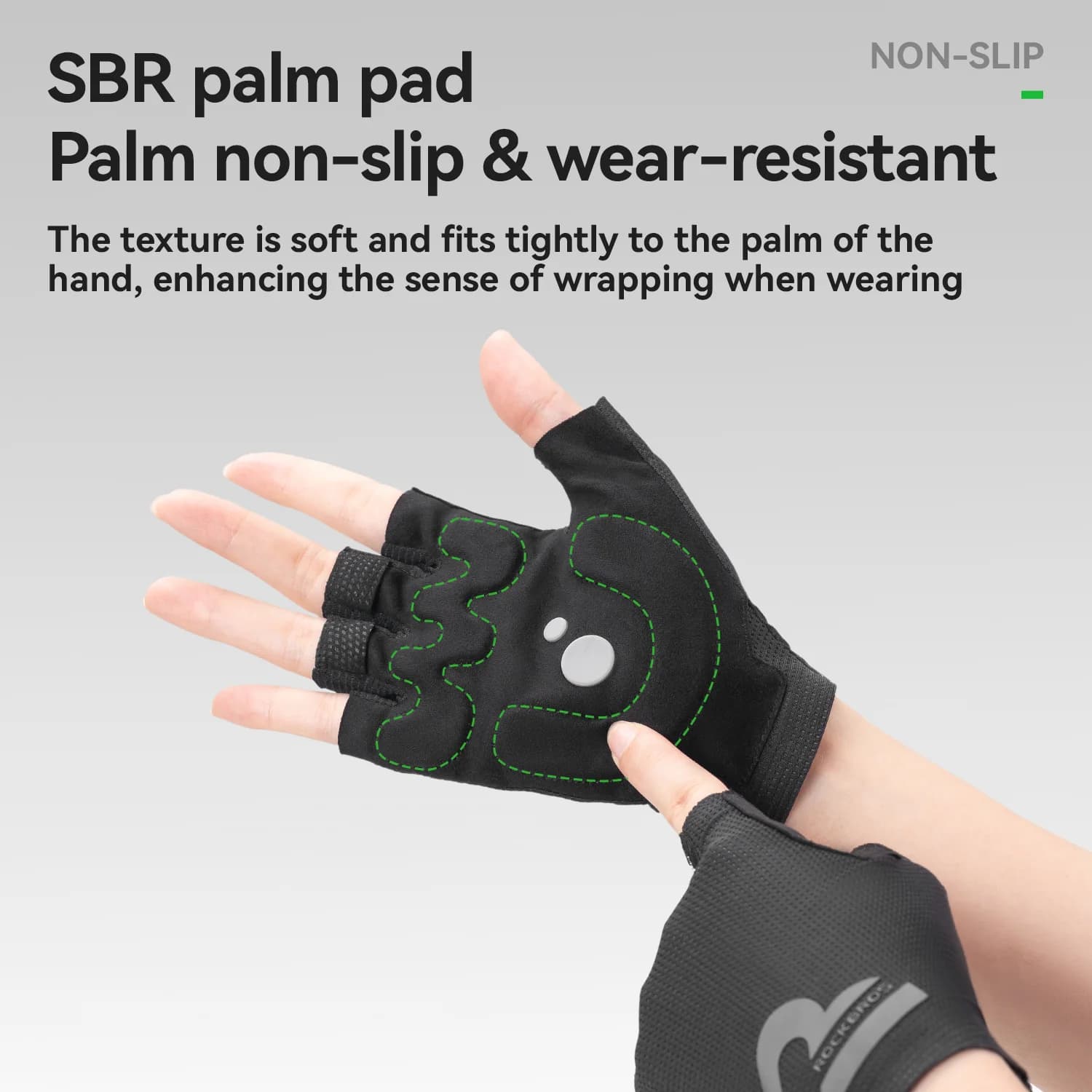 Halbfinger-Breathable-Fahrradhandschuhe