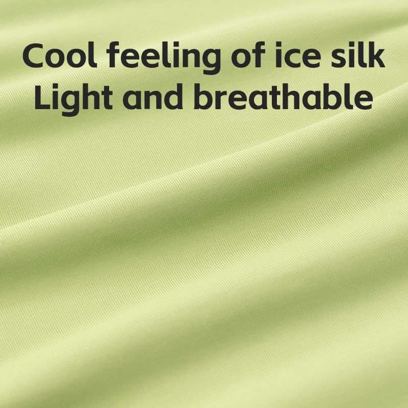 Atmungsaktive Eisseiden-Sonnenschutz-Gesichtsmaske