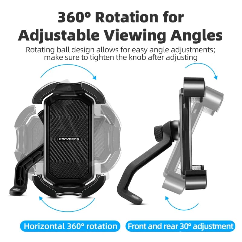 Stoßfeste 360° drehbare Handyhalterung fürs Fahrrad