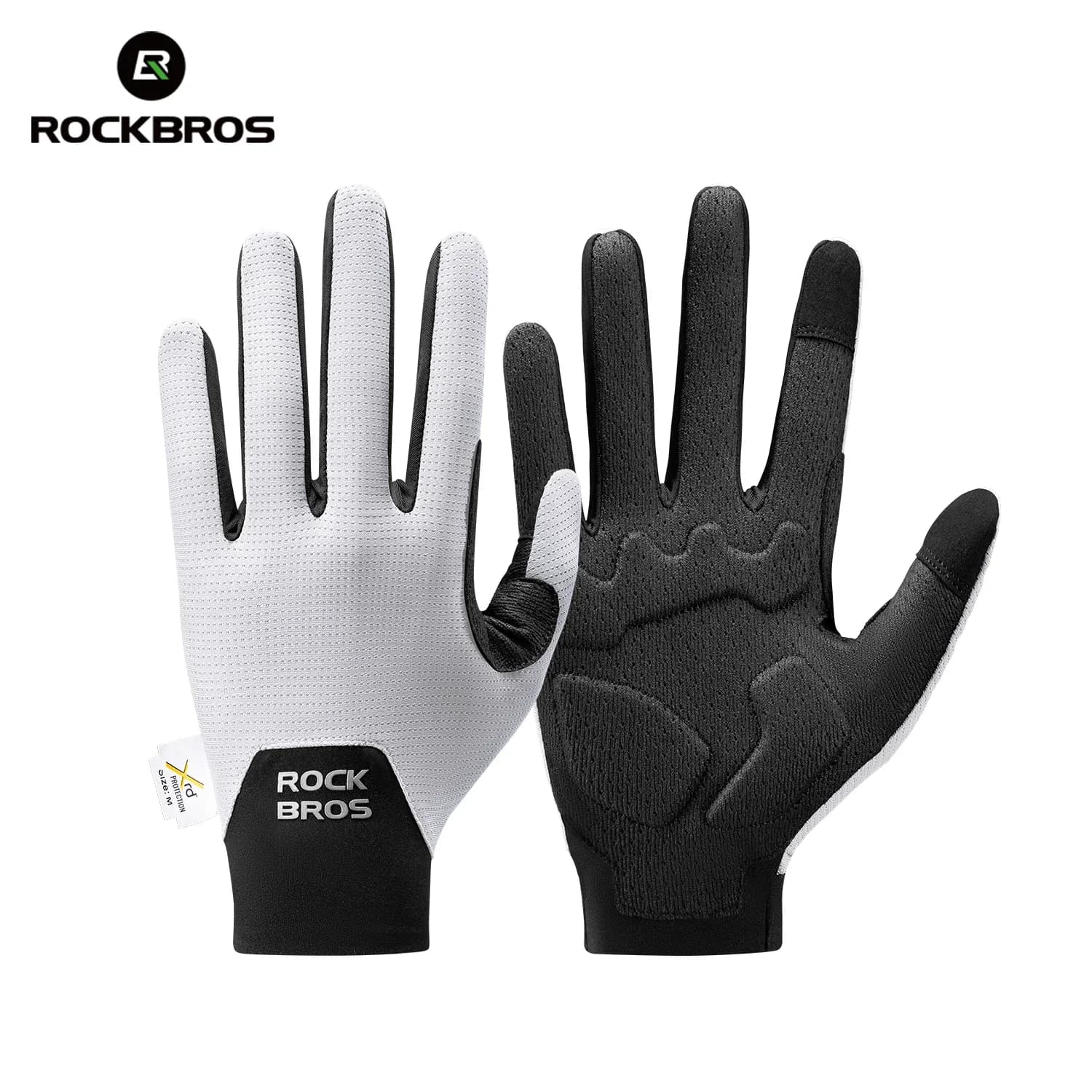 Langfinger-Radhandschuhe mit Touchscreen-Funktion und Atmungsaktivität