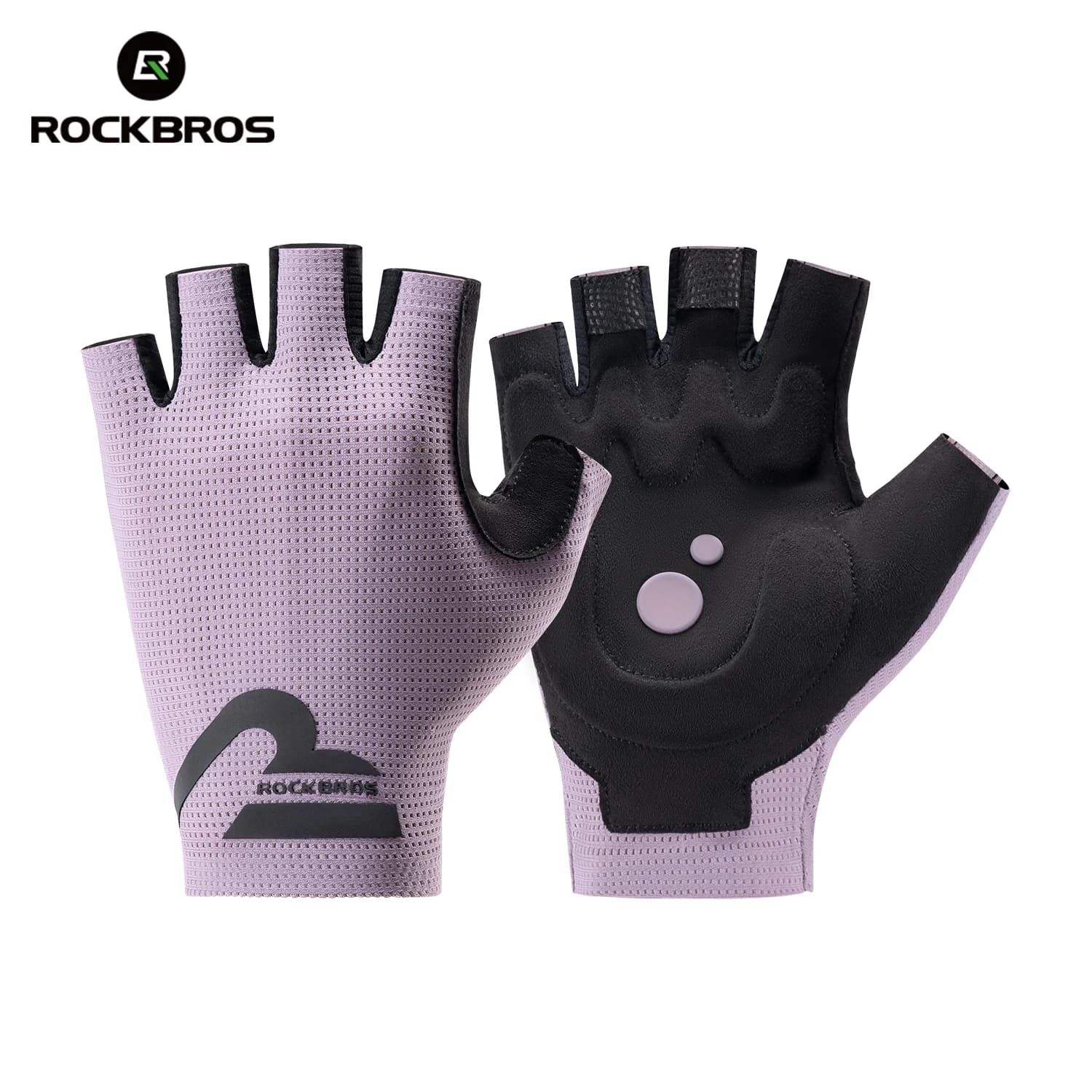Halbfinger-Breathable-Fahrradhandschuhe