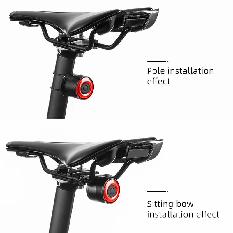 Smartes Bremslicht-Erkennung USB Fahrrad-Rücklicht (wasserdicht)