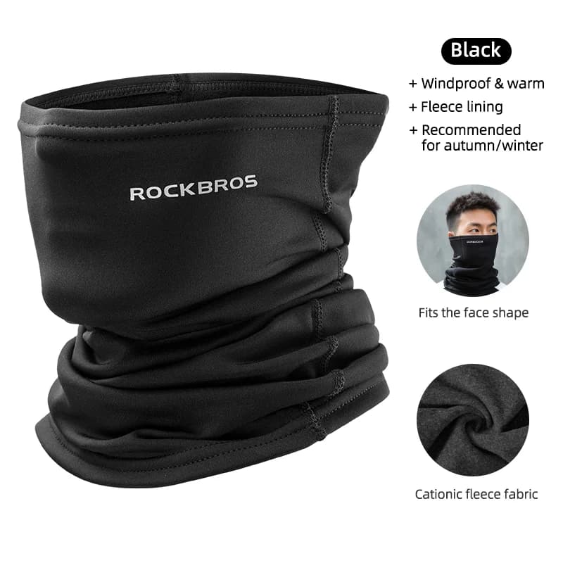 Winter-Fleece Vollgesichtsmaske für Radfahrer
