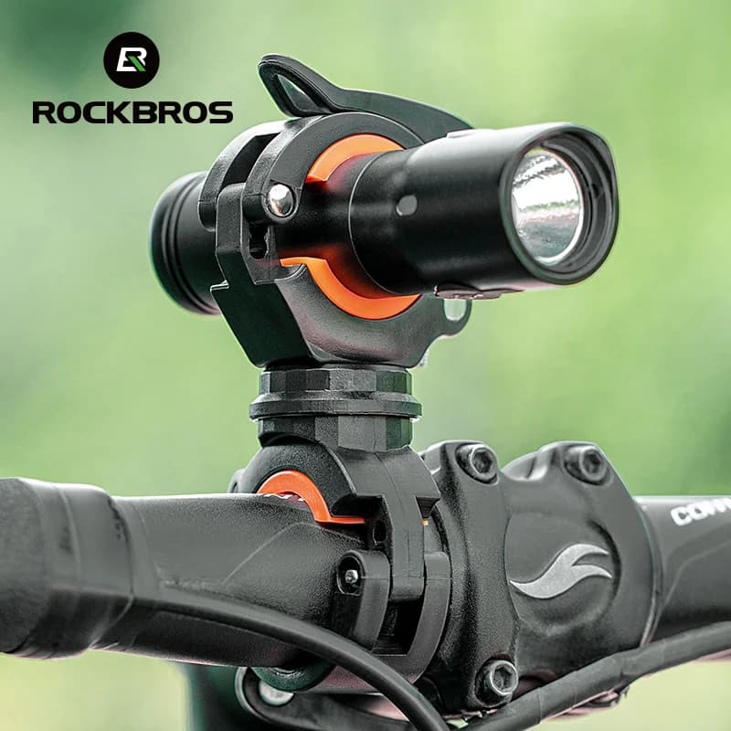 360° Drehbarer Schnellverschluss-Halterung für Fahrradlenker-Licht