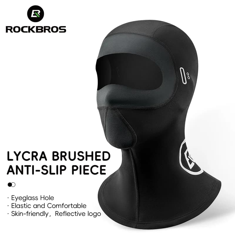 Winterliche Fleece-Maske & Schal, winddicht für Radfahren