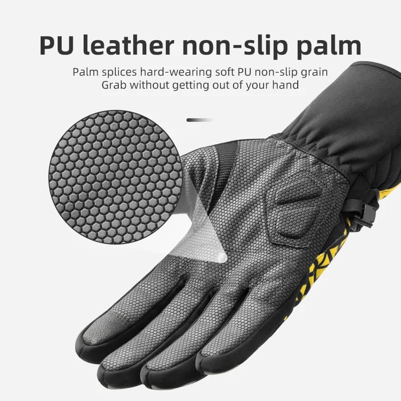 Dicke Winter-Thermal-Fleece-Radhandschuhe mit Touchscreen-Kompatibilität