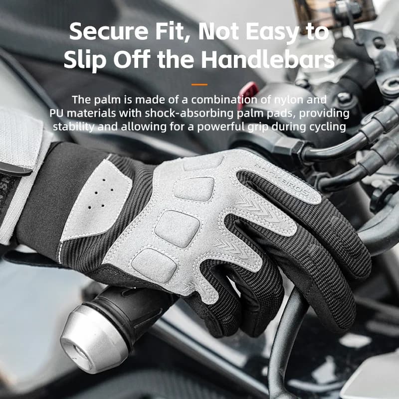 Unisex atmungsaktive stoßfeste Ganzfinger-Touchscreen-Handschuhe