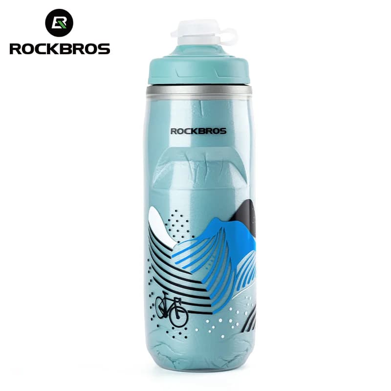 Isolierte Thermos-Trinkflasche aus Silikon, 620 ml