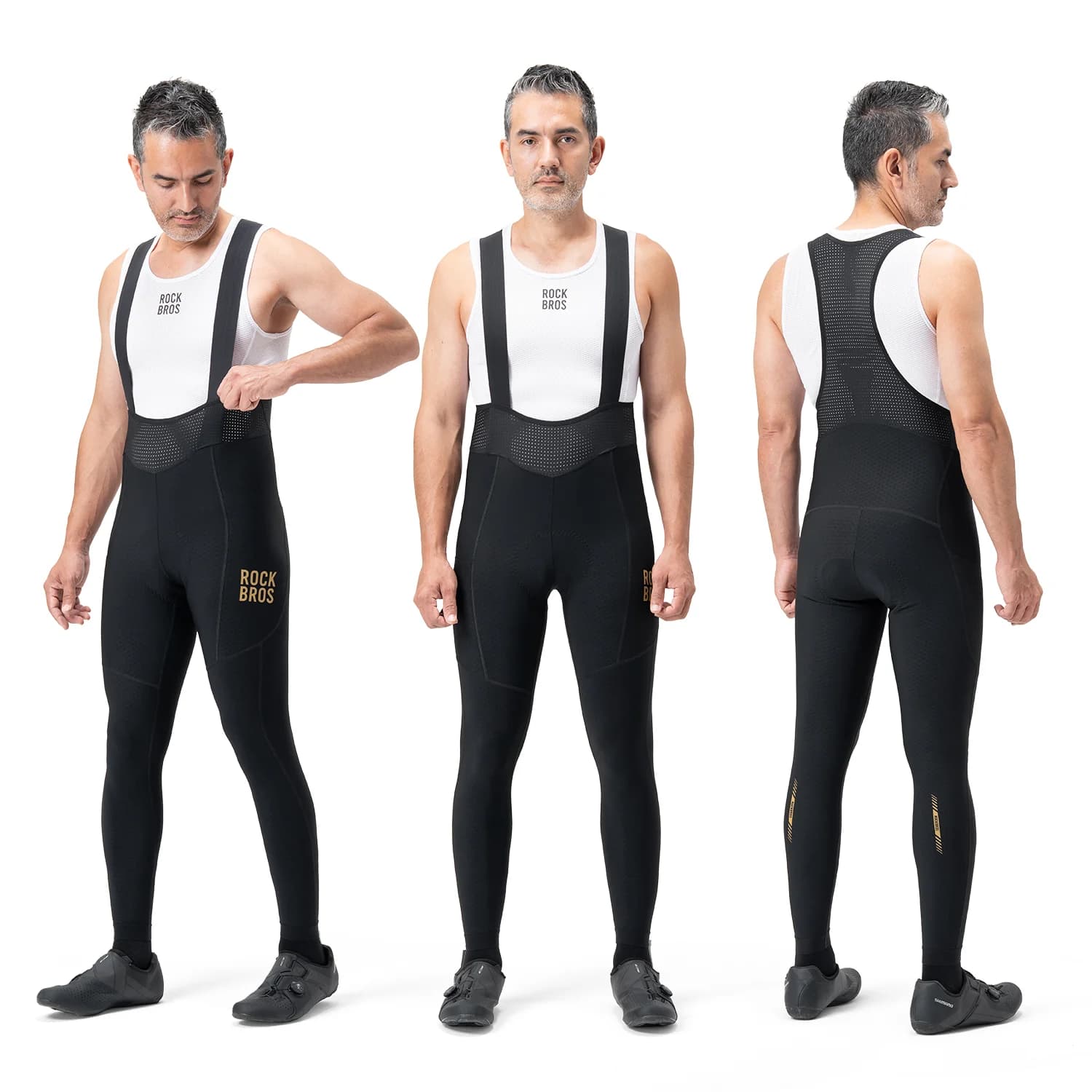 Herren Winter-Latzhose Winddicht Thermo Fleece Gefüttert